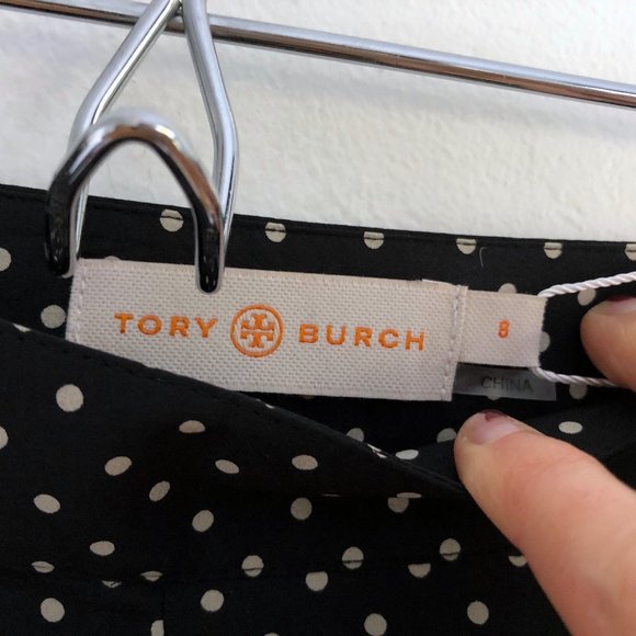 NWT TORY BURCH Tilda Shorts Mini Polka Dot Size 8